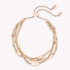Kendra Scott Chantal Beaded Bracelet in Rose Gold